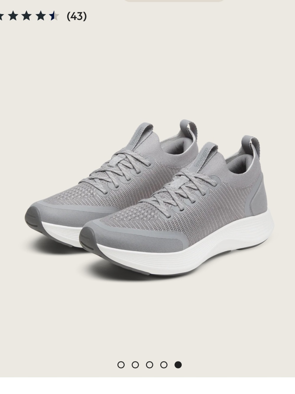 NWT Allbirds Women’s Medium Grey Strider Sneakers